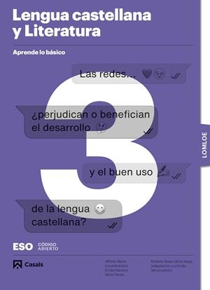 APRENDE LO BÁSICO. LENGUA CASTELLANA Y LITERATURA 3 ESO. LOMLOE | 9788421882177 | VARIOS AUTORES | Llibreria Ombra | Llibreria online de Rubí, Barcelona | Comprar llibres en català i castellà online