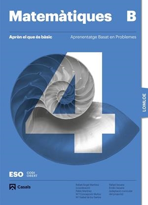APRÈN EL QUE ÉS BÀSIC. MATEMÀTIQUES 4 B ESO. LOMLOE | 9788421882092 | VARIOS AUTORES | Llibreria Ombra | Llibreria online de Rubí, Barcelona | Comprar llibres en català i castellà online