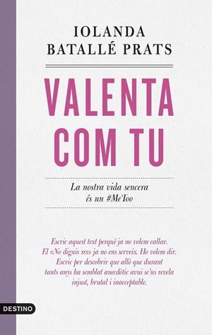 VALENTA COM TU | 9788419734235 | BATALLÉ PRATS, IOLANDA | Llibreria Ombra | Llibreria online de Rubí, Barcelona | Comprar llibres en català i castellà online
