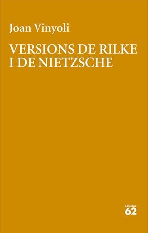 VERSIONS DE RILKE | 9788429782639 | VINYOLI PLADEVALL, JOAN | Llibreria Ombra | Llibreria online de Rubí, Barcelona | Comprar llibres en català i castellà online
