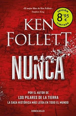 NUNCA  (CAMPAÑA DE VERANO EDICIÓN LIMITADA) | 9788466381413 | FOLLETT, KEN | Llibreria Ombra | Llibreria online de Rubí, Barcelona | Comprar llibres en català i castellà online