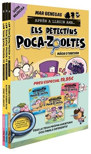 PACK APRÈN A LLEGIR AMB... ELS DETECTIUS POCA-ZOOLTES!  4,5 I 6: EN LLETRA MAJÚS | 9791387782009 | BENEGAS, MAR | Llibreria Ombra | Llibreria online de Rubí, Barcelona | Comprar llibres en català i castellà online
