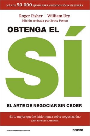 OBTENGA EL SÍ | 9788423439164 | URY, WILLIAM/FISHER, ROGER/PATTON, BRUCE | Llibreria Ombra | Llibreria online de Rubí, Barcelona | Comprar llibres en català i castellà online