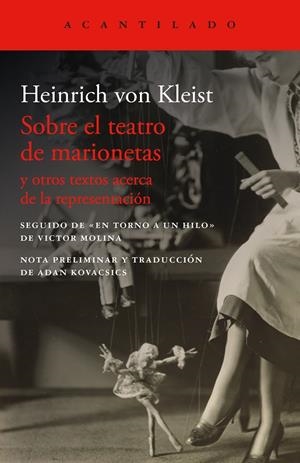SOBRE EL TEATRO DE MARIONETAS | 9788419958648 | VON KLEIST, HEINRICH | Llibreria Ombra | Llibreria online de Rubí, Barcelona | Comprar llibres en català i castellà online