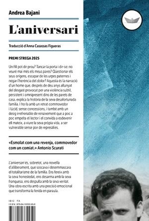 L'ANIVERSARI  | 9788419332950 | BAJANI, ANDREA | Llibreria Ombra | Llibreria online de Rubí, Barcelona | Comprar llibres en català i castellà online