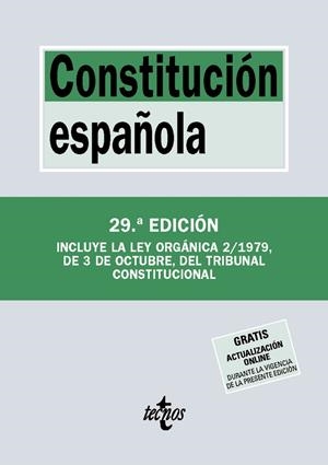 CONSTITUCIÓN ESPAÑOLA | 9788430993048 | EDITORIAL TECNOS | Llibreria Ombra | Llibreria online de Rubí, Barcelona | Comprar llibres en català i castellà online