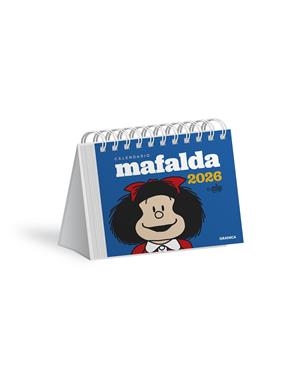 MAFALDA 2026, CALENDARIO ESCRITORIO AZUL | 9786316693198 | QUINO | Llibreria Ombra | Llibreria online de Rubí, Barcelona | Comprar llibres en català i castellà online