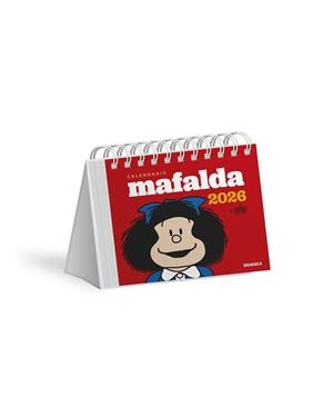 MAFALDA 2026, CALENDARIO ESCRITORIO ROJO | 9786316693181 | QUINO | Llibreria Ombra | Llibreria online de Rubí, Barcelona | Comprar llibres en català i castellà online