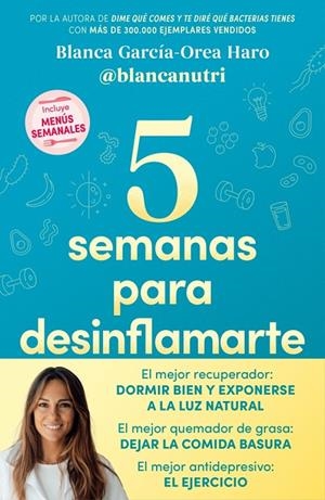 5 SEMANAS PARA DESINFLAMARTE | 9788418055683 | GARCÍA-OREA HARO ((@BLANCANUTRI)), BLANCA | Llibreria Ombra | Llibreria online de Rubí, Barcelona | Comprar llibres en català i castellà online