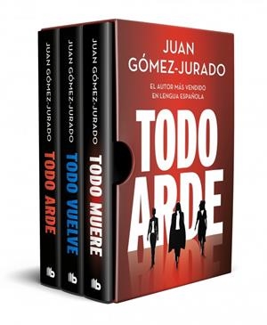 ESTUCHE TODO ARDE (CONTIENE: TODO ARDE | TODO VUELVE | TODO MUERE) | 9791387652241 | JUAN GÓMEZ-JURADO | Llibreria Ombra | Llibreria online de Rubí, Barcelona | Comprar llibres en català i castellà online