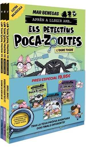PACK APRÈN A LLEGIR AMB... ELS DETECTIUS POCA-ZOOLTES!  7,8 I 9: EN LLETRA MAJÚS | 9791387782955 | BENEGAS, MAR | Llibreria Ombra | Llibreria online de Rubí, Barcelona | Comprar llibres en català i castellà online