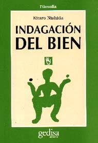 INDAGACIÓN DEL BIEN | 9788474325416 | NISHIDA, KITARO | Llibreria Ombra | Llibreria online de Rubí, Barcelona | Comprar llibres en català i castellà online
