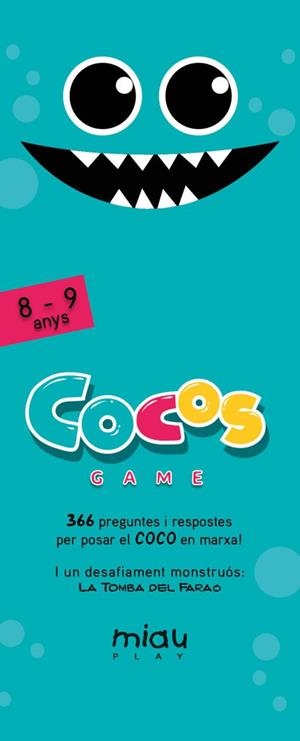 COCOS GAME 8-9 ANYS | 9788416082292 | OROZCO, MARÍA JOSÉ / RAMOS, ÁNGEL MANUEL / RODRÍGUEZ, CARLOS MIGUEL | Llibreria Ombra | Llibreria online de Rubí, Barcelona | Comprar llibres en català i castellà online