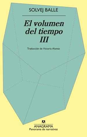 EL VOLUMEN DEL TIEMPO III | 9788433949424 | BALLE, SOLVEJ | Llibreria Ombra | Llibreria online de Rubí, Barcelona | Comprar llibres en català i castellà online
