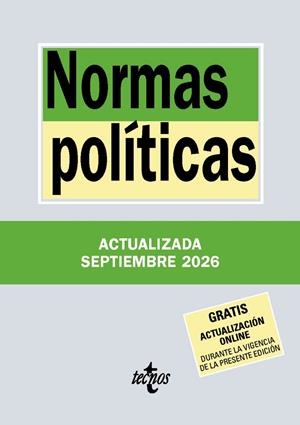 NORMAS POLÍTICAS | 9788430994434 | EDITORIAL TECNOS | Llibreria Ombra | Llibreria online de Rubí, Barcelona | Comprar llibres en català i castellà online