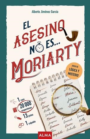 EL ASESINO NO ES MORIARTY | 9791388389023 | ALBERTO JIMÉNEZ | Llibreria Ombra | Llibreria online de Rubí, Barcelona | Comprar llibres en català i castellà online