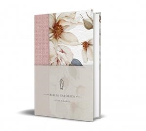 LA BIBLIA CATÓLICA: EDICIÓN LETRA GRANDE. TAPA DURA, TELA ROSADA CON FLORES | 9798890985309 | BIBLIA DE AMÉRICA | Llibreria Ombra | Llibreria online de Rubí, Barcelona | Comprar llibres en català i castellà online