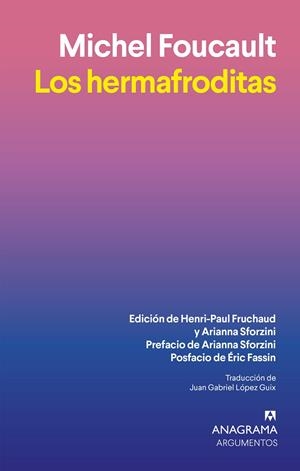 LOS HERMAFRODITAS | 9788433951069 | FOUCAULT, MICHEL | Llibreria Ombra | Llibreria online de Rubí, Barcelona | Comprar llibres en català i castellà online