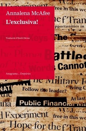 L'EXCLUSIVA! | 9788497878012 | ANNALENA MCAFEE | Llibreria Ombra | Llibreria online de Rubí, Barcelona | Comprar llibres en català i castellà online