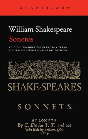 SONETOS | 9788415689324 | WILLIAM SHAKESPEARE | Llibreria Ombra | Llibreria online de Rubí, Barcelona | Comprar llibres en català i castellà online