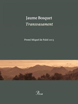 TRANSVASAMENT | 9788475884752 | JAUME BOSQUET | Llibreria Ombra | Llibreria online de Rubí, Barcelona | Comprar llibres en català i castellà online